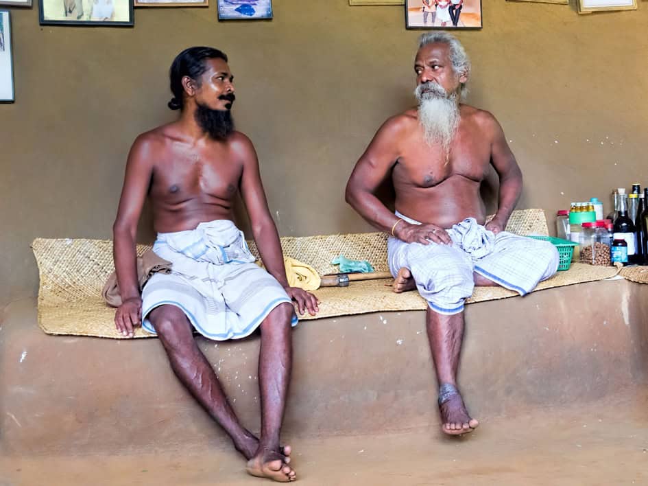 Vedda Chief Uruwarige Wannila Aththo with his oldest son