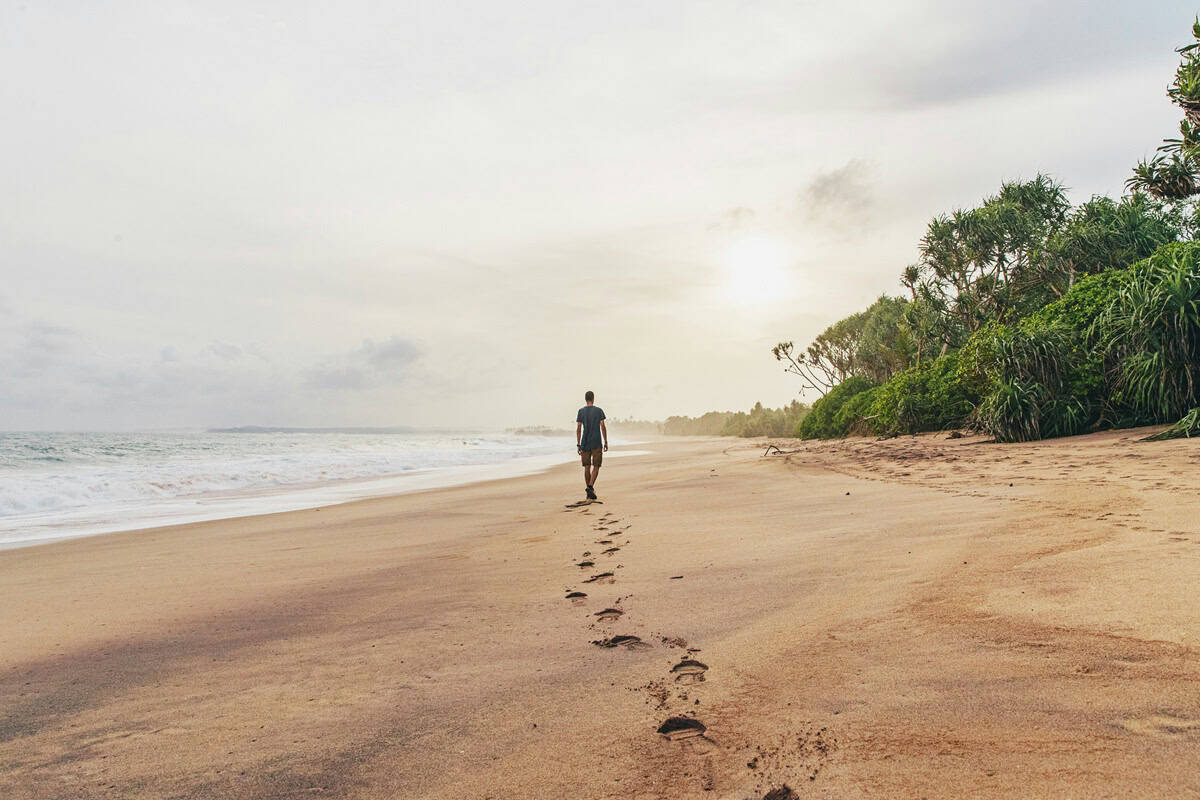 Walking - Tangalle Beach