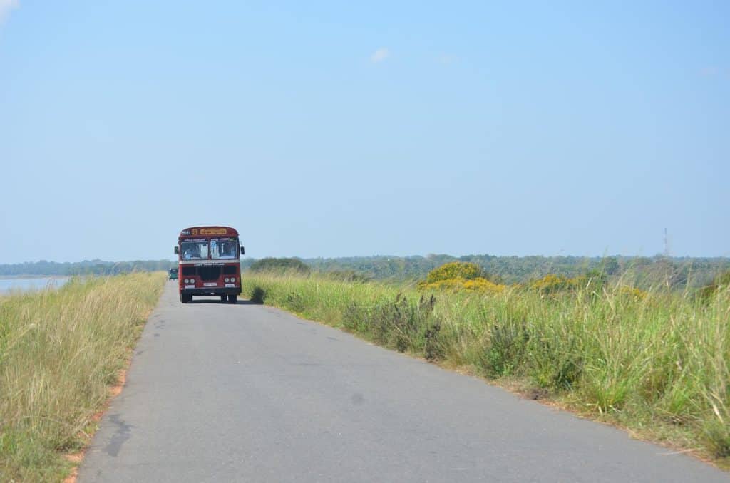 A bus in Sri Lanka