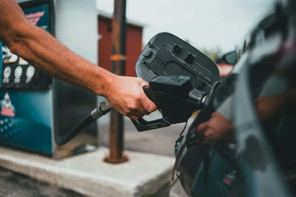 Filling the tank