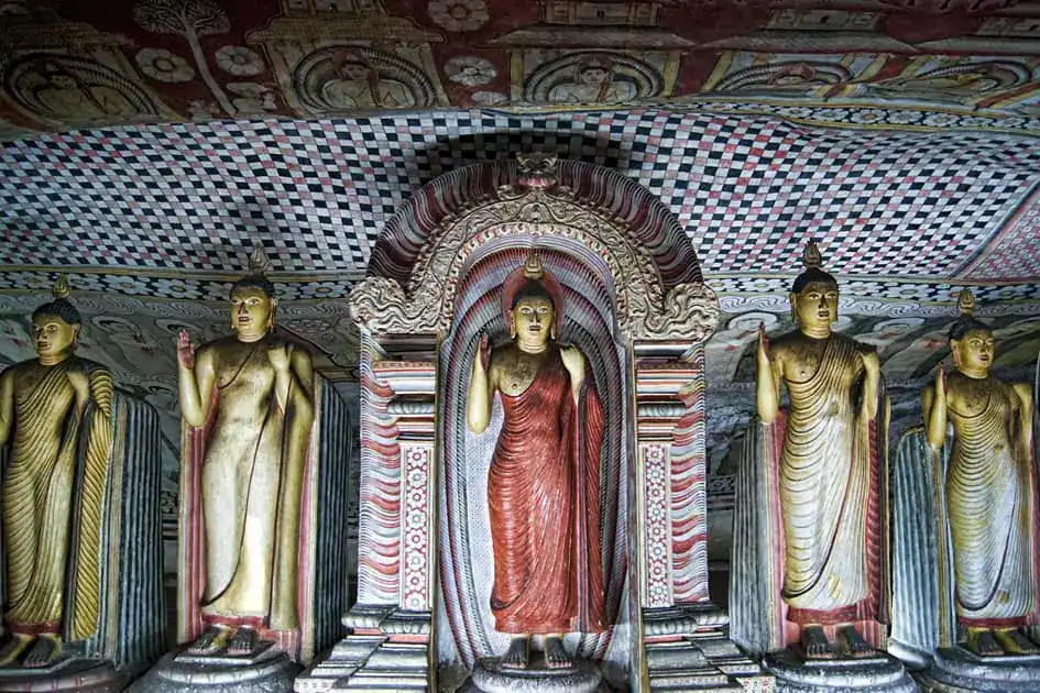 Buddha Statues - Dambulla Cave Temple