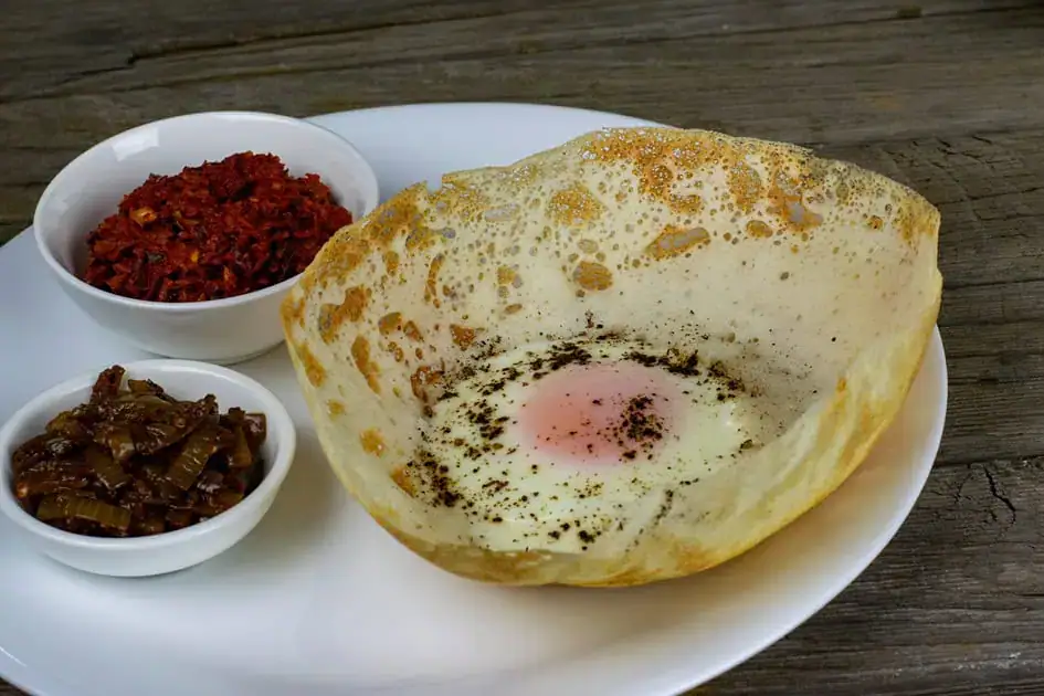 Sri Lankan Egg Hoppers