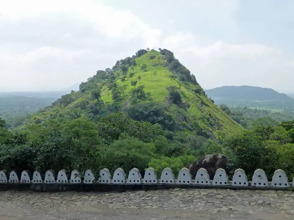 A View from Dambulla Cave Temple