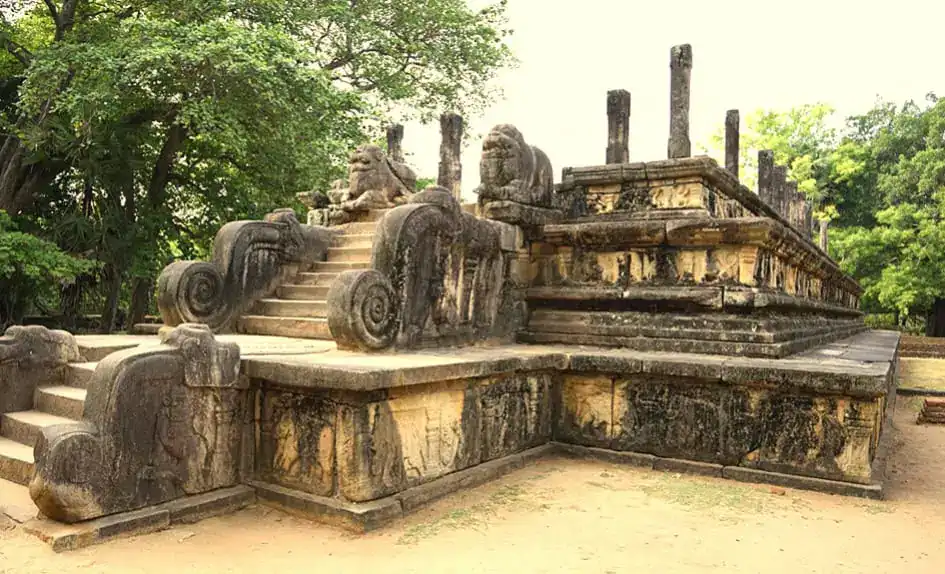 The Council Chamber of King Parakramabahu