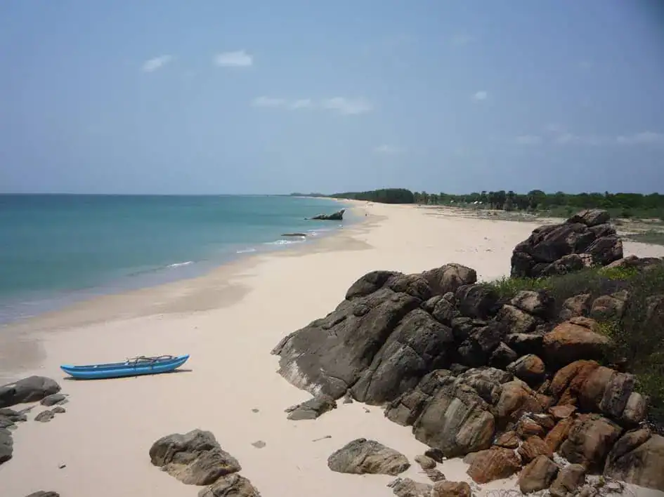 The View from Kuchchaveli Samudragiri Pichchamal Viharaya