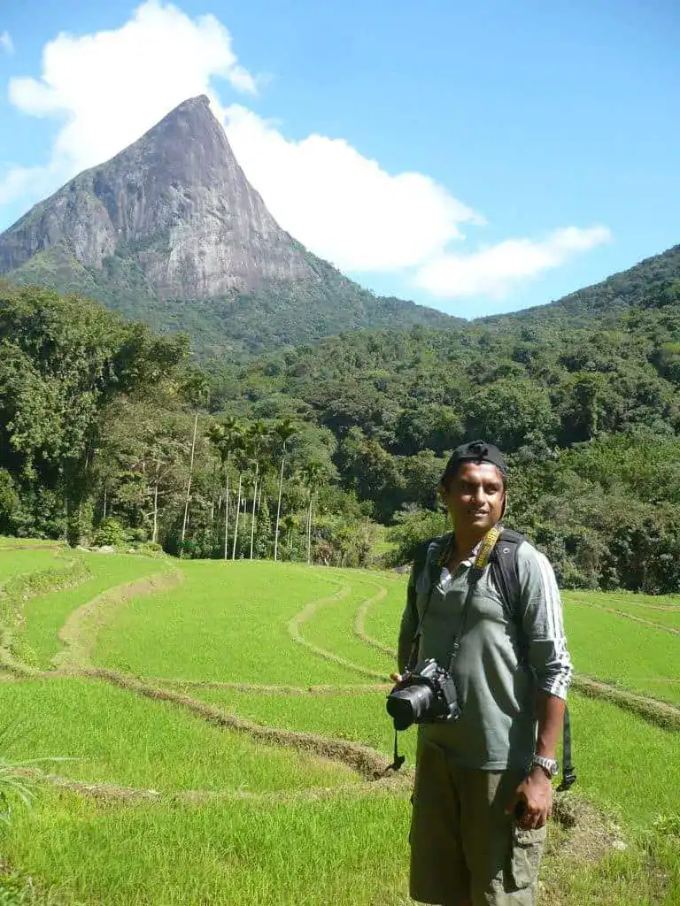 Walking around the beautiful Meemure with the background of Lakegala