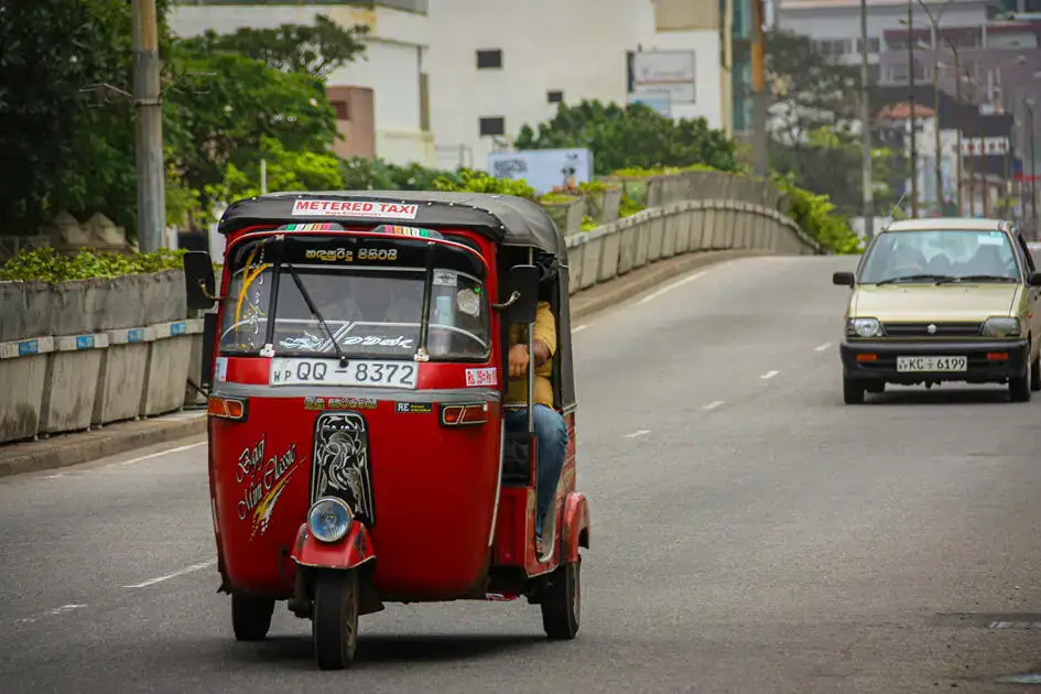 A Tuk-tuk in Colombo