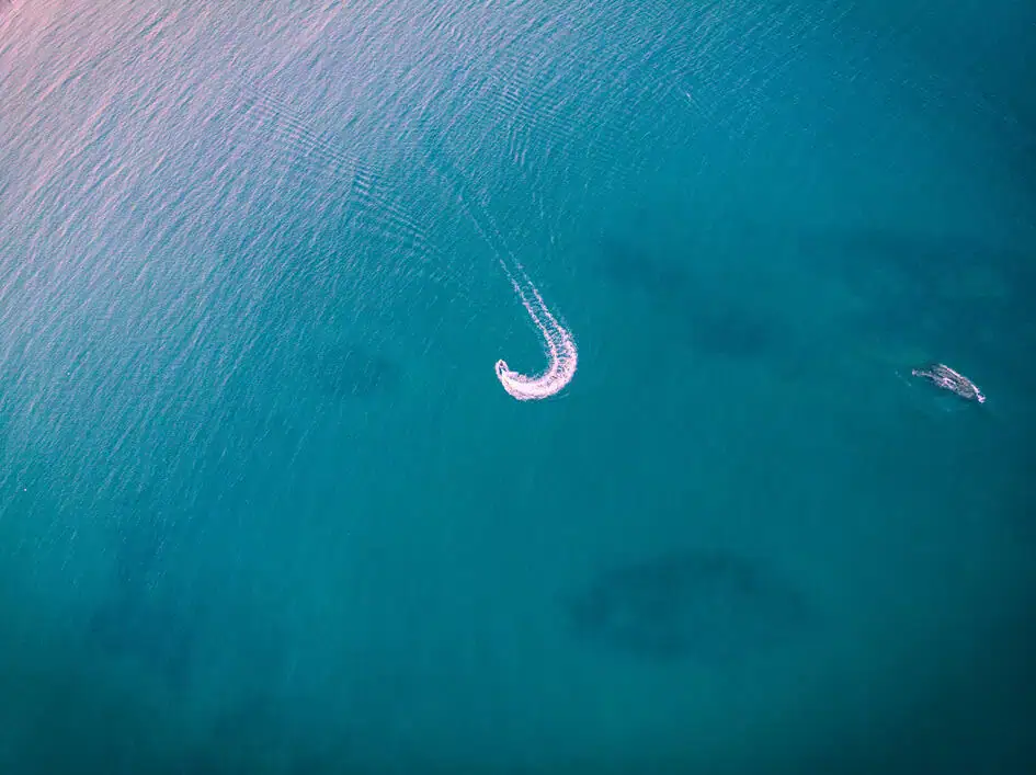 Aerial View of a Jetski - Passikudah