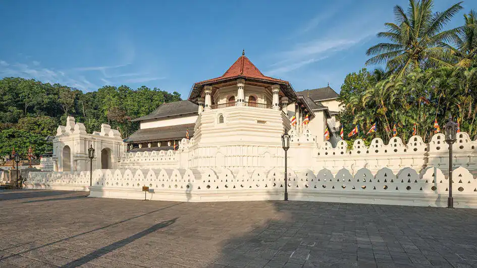 Temple of the Tooth in the Ancient City of Kandy