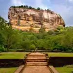 The View of Sigiriya from the Ancient Garden