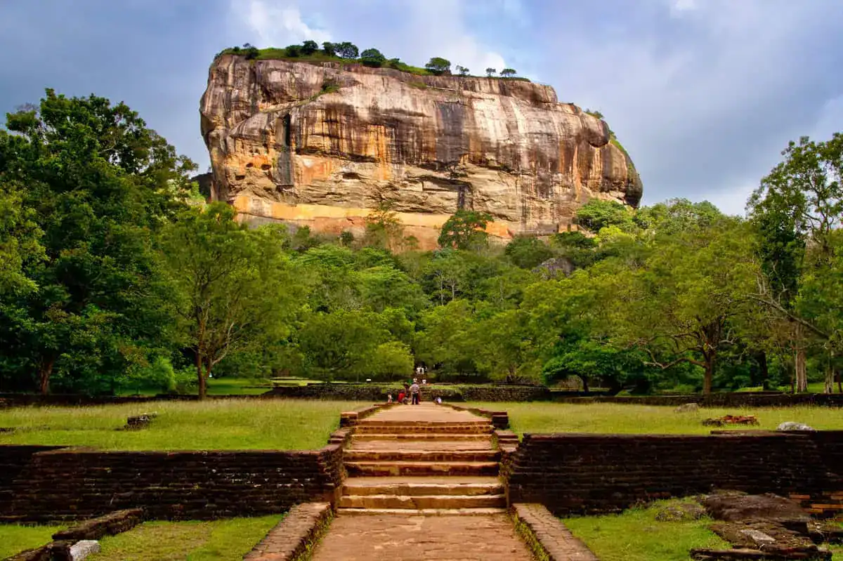 The View of Sigiriya from the Ancient Garden