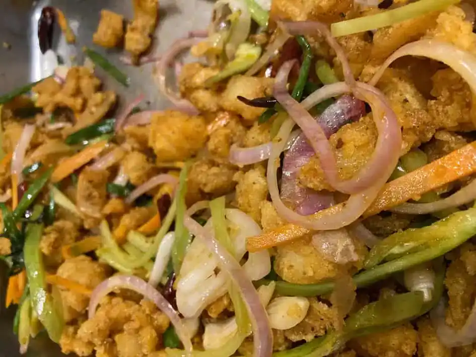 A Close View of Hot Butter Cuttlefish