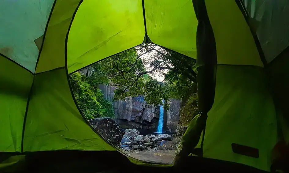 The View of Dumbara Falls