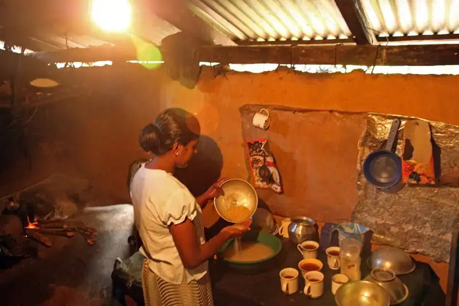 A village kitchen