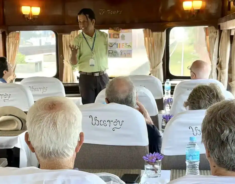 Explaining the tour