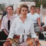 Meditating in Mahamevnawa Buddhist Monastery - Ella