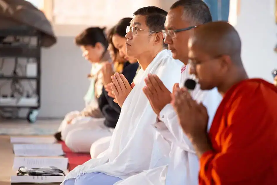 Practising with A Buddhist Monk