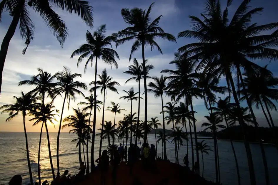 Sunset - Coconut Tree Hill, Mirissa - Sunset in Sri Lanka