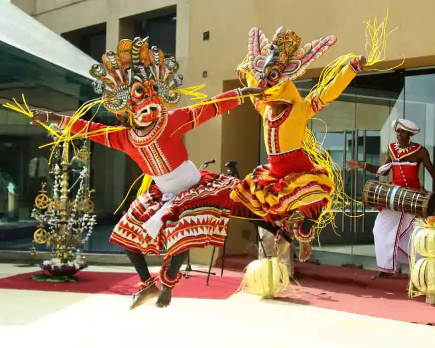 A Sri Lankan devil dance