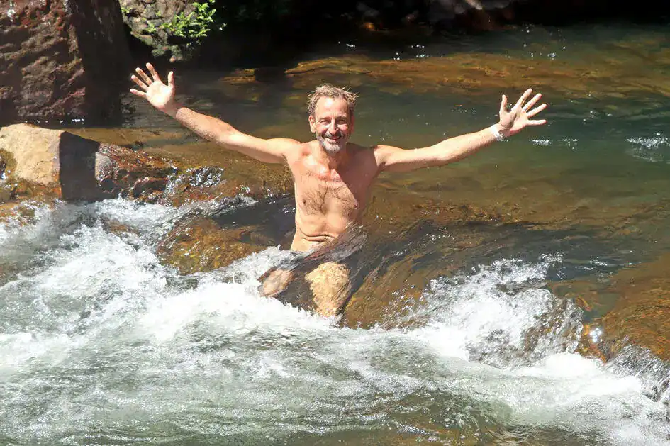 Enjoying Kekuna Ella Falls