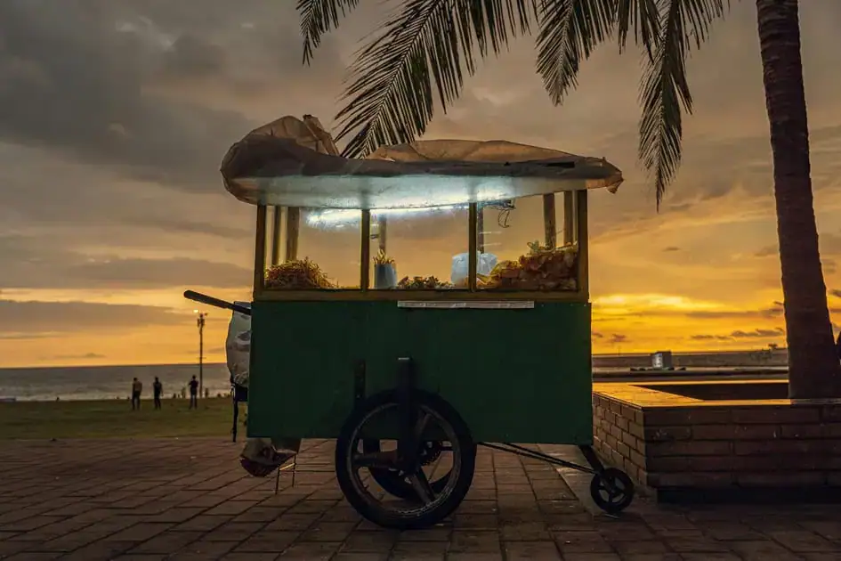 Street Food Stall - Galle Face Green, Colombo