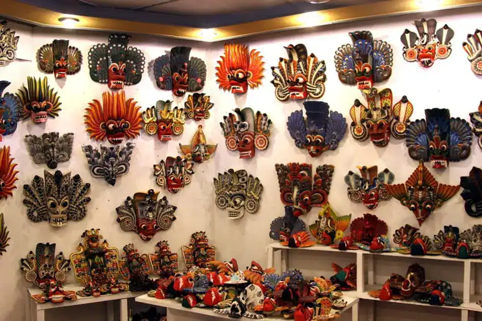 Traditional Mask Showroom in Sri Lanka