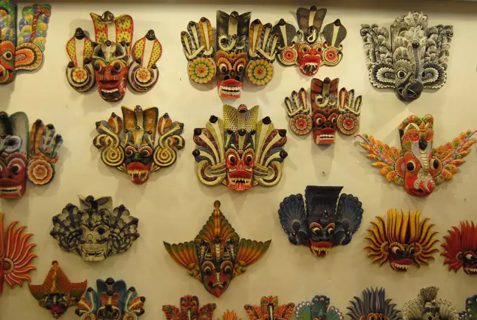 Various Raksha Masks in Ambalangoda