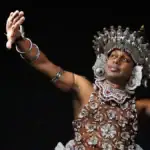A traditional dance in Sri Lanka