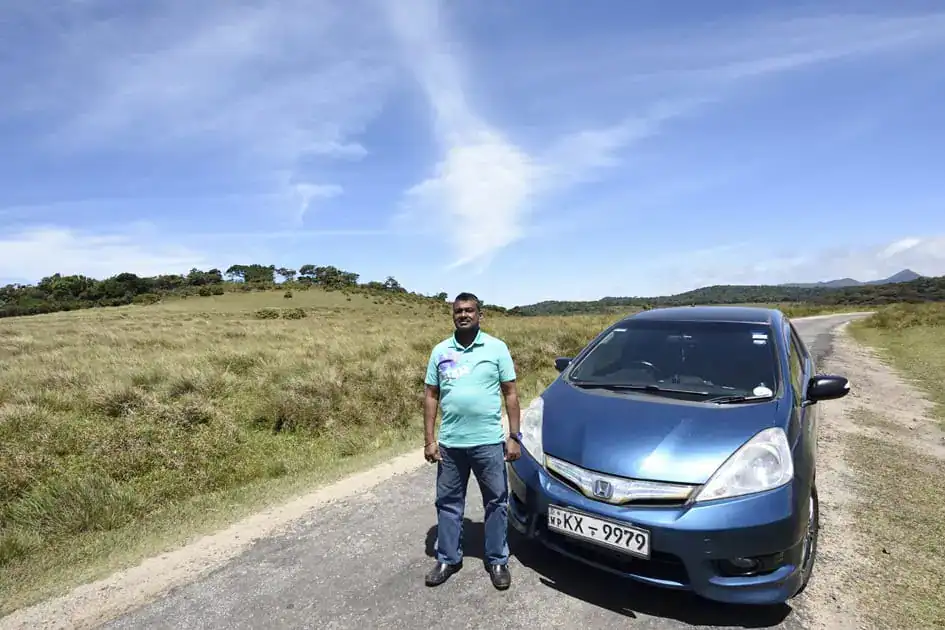 Our guide in Horton Plains National Park