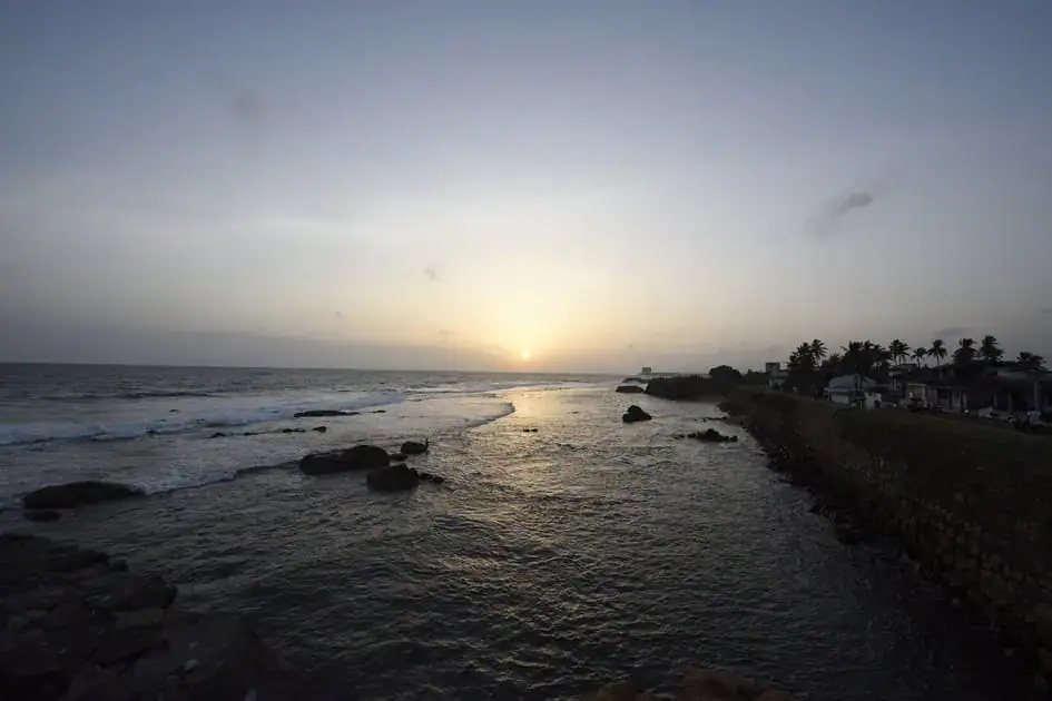Sunset from the Flag Rock Bastion - Galle Fort