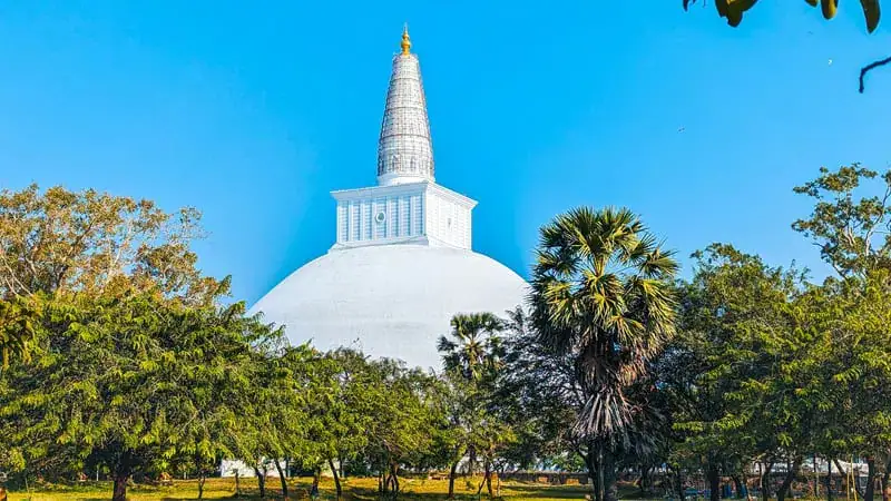 Ancient city of Anuradhapura in Sri Lanka