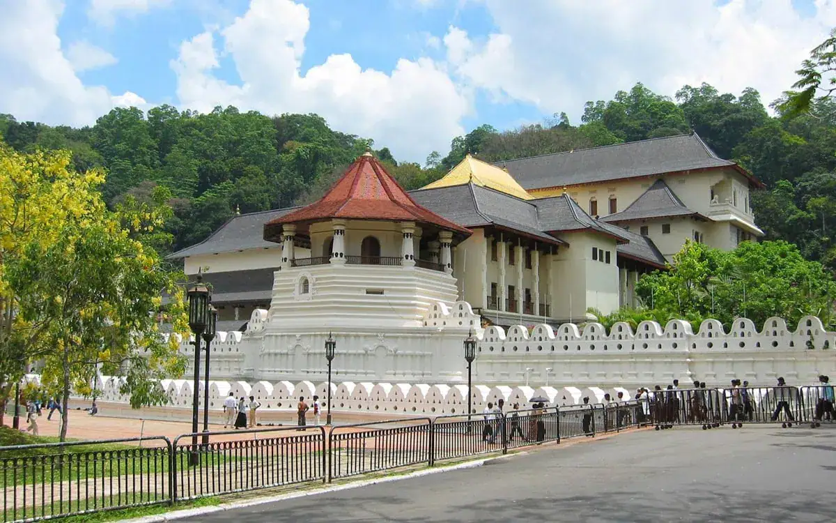 Temple of the Sacred Tooth Relic in Kandy, Sri Lanka