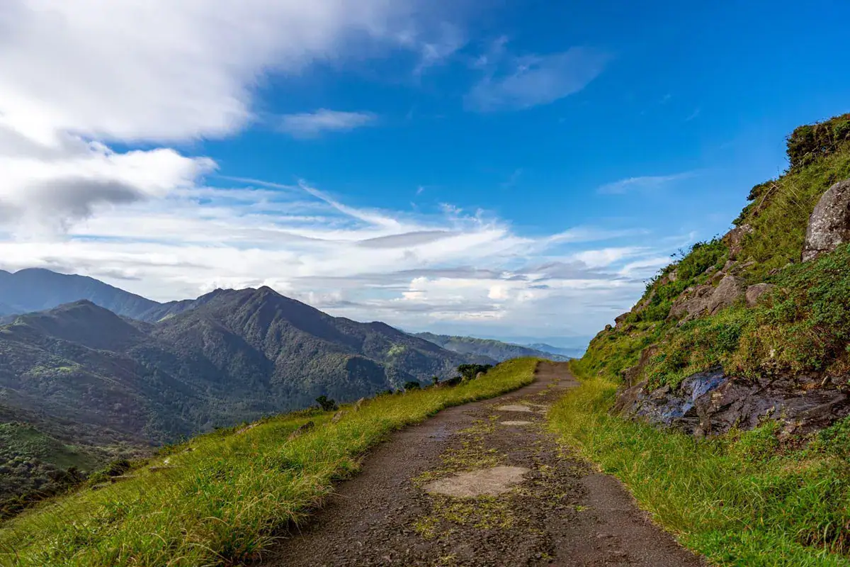 Sri Lankan hill country landscape