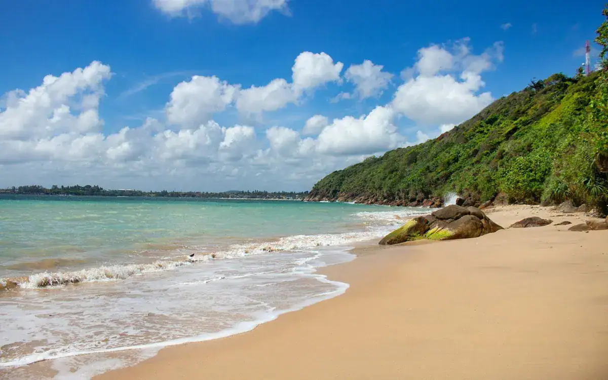 Jungle Beach in Unawatuna, one of the coastal places to visit in Sri Lanka