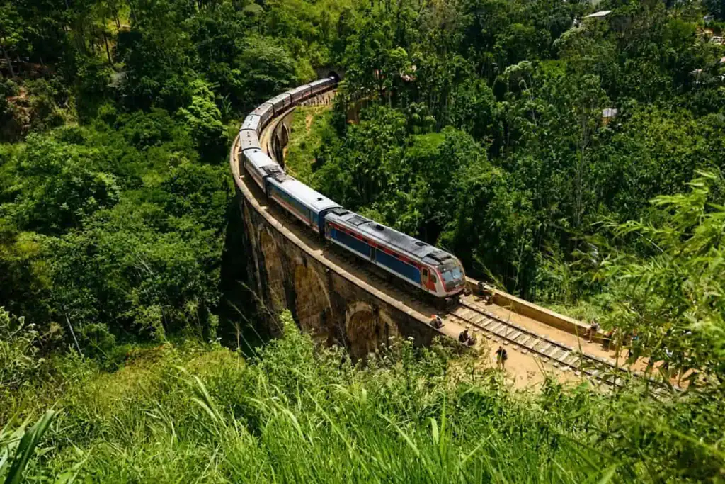 Kandy to Ella Train - Nine Arch Bridge