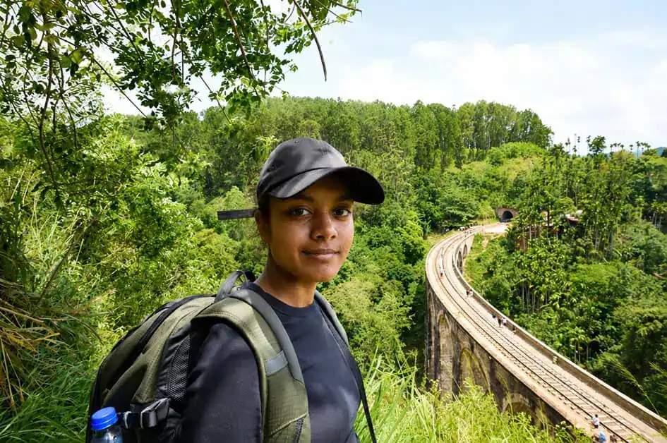 My Daughter Nethuli - Nine Arch Bridge