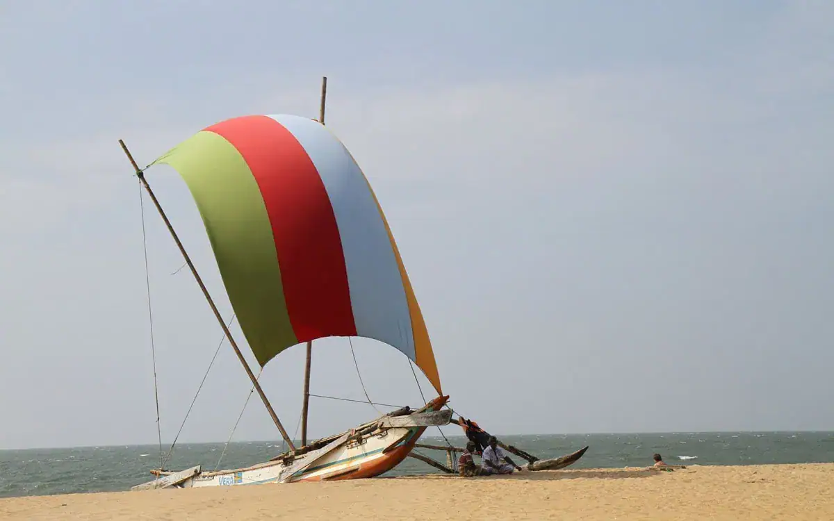 Negombo on the west coast of Sri Lanka