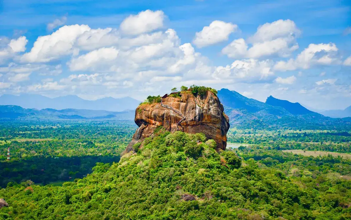 Sigiriya Rock Fortress, one of Sri Lanka's major cultural heritage sites