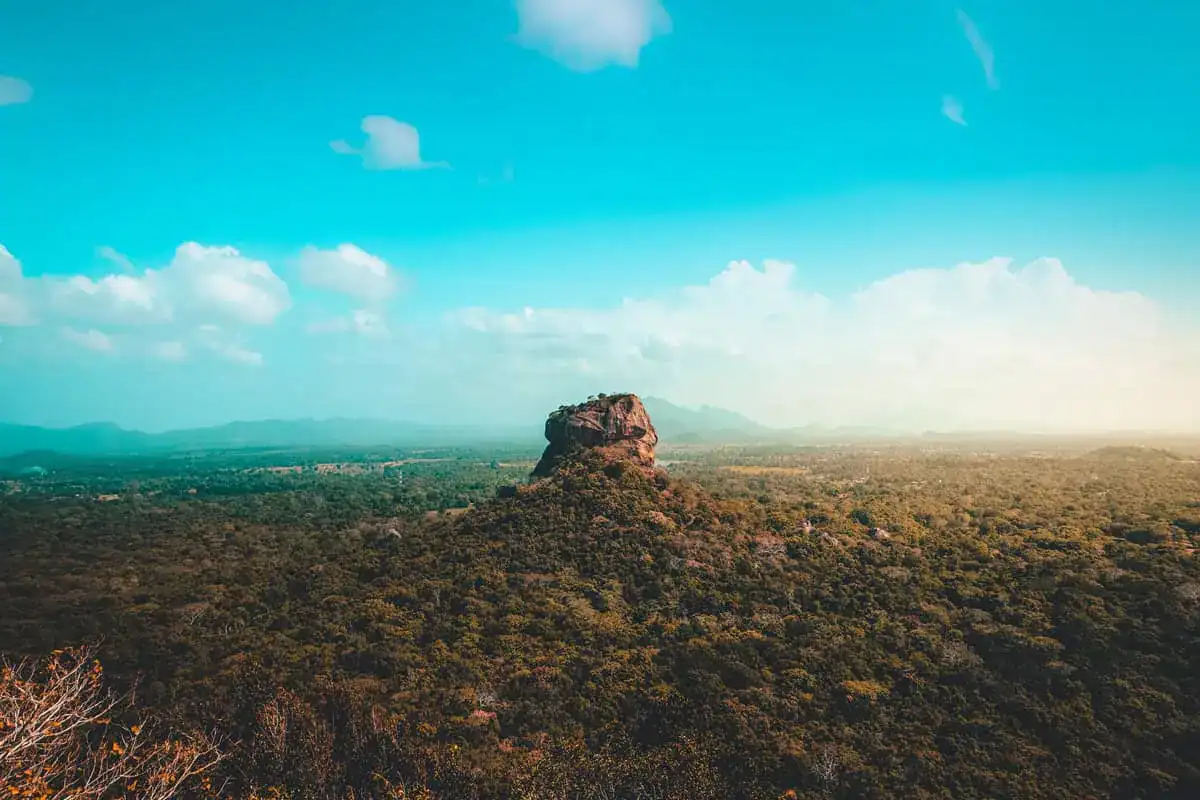 Sigiriya Rock in Sri Lanka