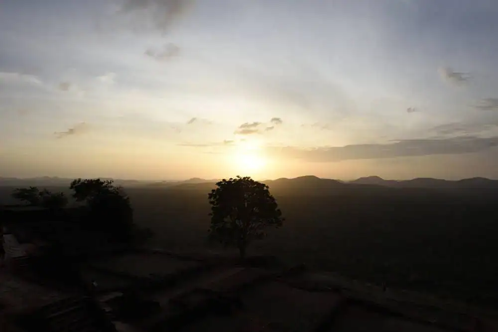 Sunrise from Sigiriya Rock