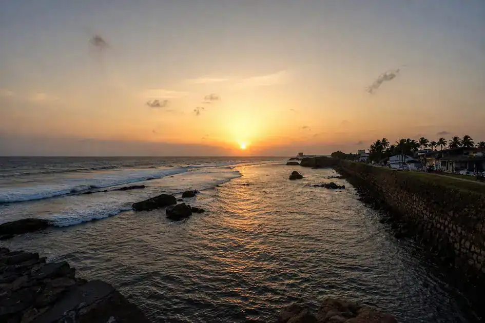 Sunset from Galle Fort