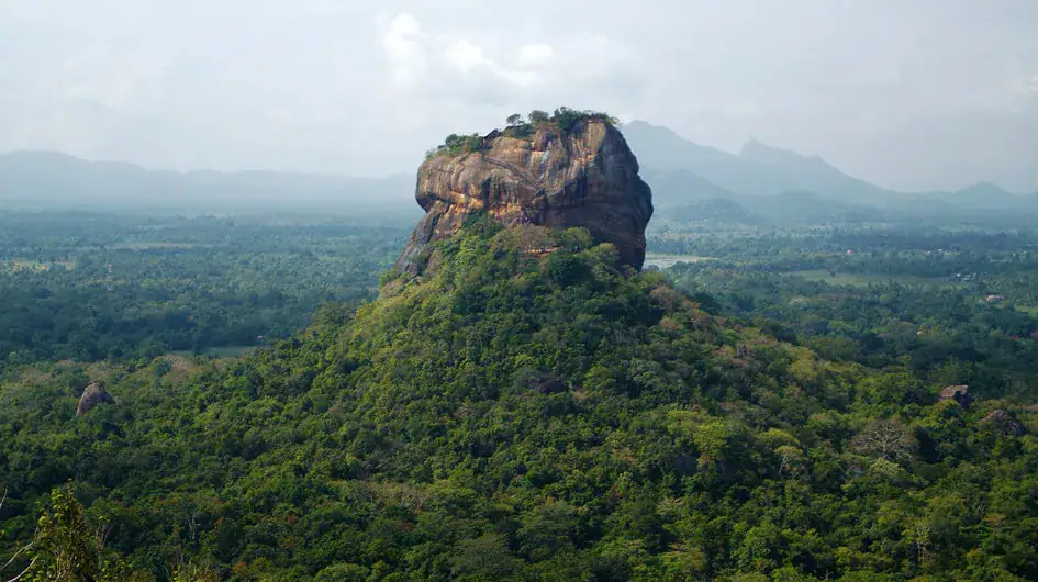 The View of Sigiriya Rock from Pidurangala - A Must Visit in The Sri Lanka Itinerary for April