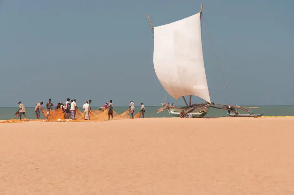 Traditional Fishermen - Negombo Beach