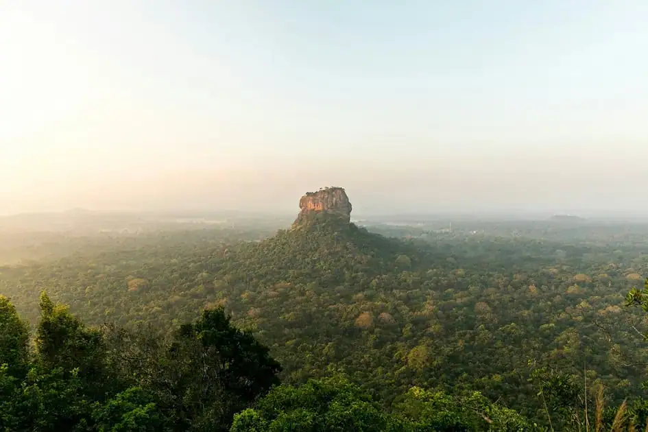 View of Sigiriya from Pidurangala