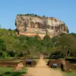 Along the Water Garden to the Sigiriya Rock