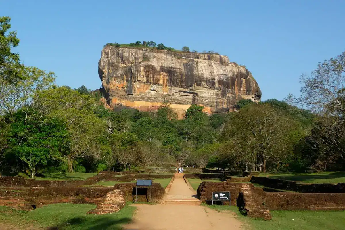 Sigiriya Rock and Water Gardens in Sri Lanka