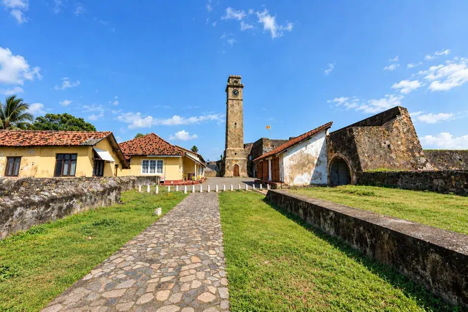 The Clock Tower in Galle Fort, one of the best colonial heritages in Sri Lanka