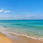 The View of Pigeon Island from Nilaveli Beach
