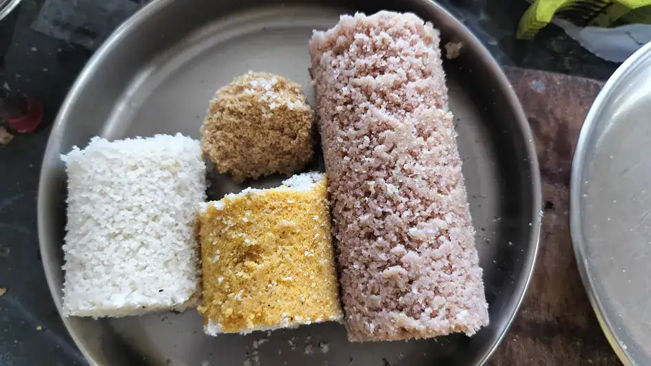 Pittu with different flour