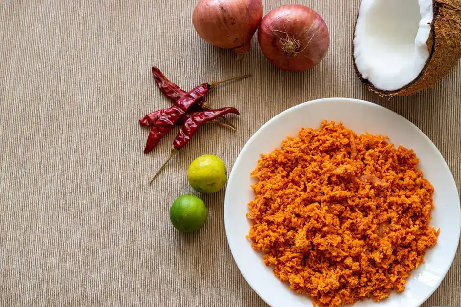 Pol Sambol and Ingredients
